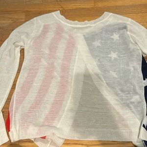 American flag/Fourth of July top NWOT Medium
